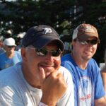 Bill Tibor (Public Relations) and Pete Polini (Marketing Executive) - Great Lakes Radio - Texaco Country Showdown - Marquette, Michigan - July 5, 2012