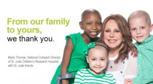 Marlo Thomas of St. Jude Children's Research Hospital