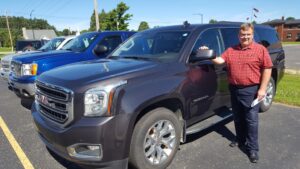 Kevin with the GMC Yukon XL