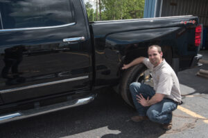 Nick LaFayette stands behind all of the work done at LaFayette Collision Center.