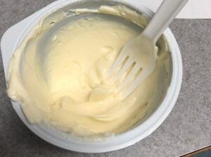 Yup, just eating yogurt with a fork.