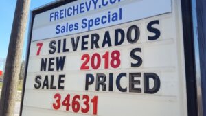 Great deals on Silverados at Frei Chevrolet